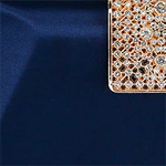 Amira Satin Faceted Trapezoid Minaudiere - Image 13