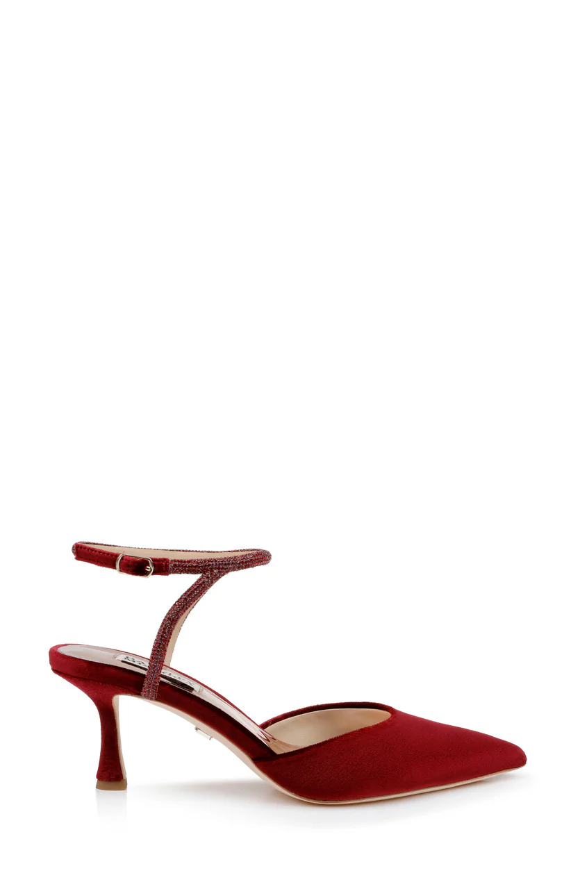 Autumn Ankle Strap Kitten Heel Pumps - Image 51