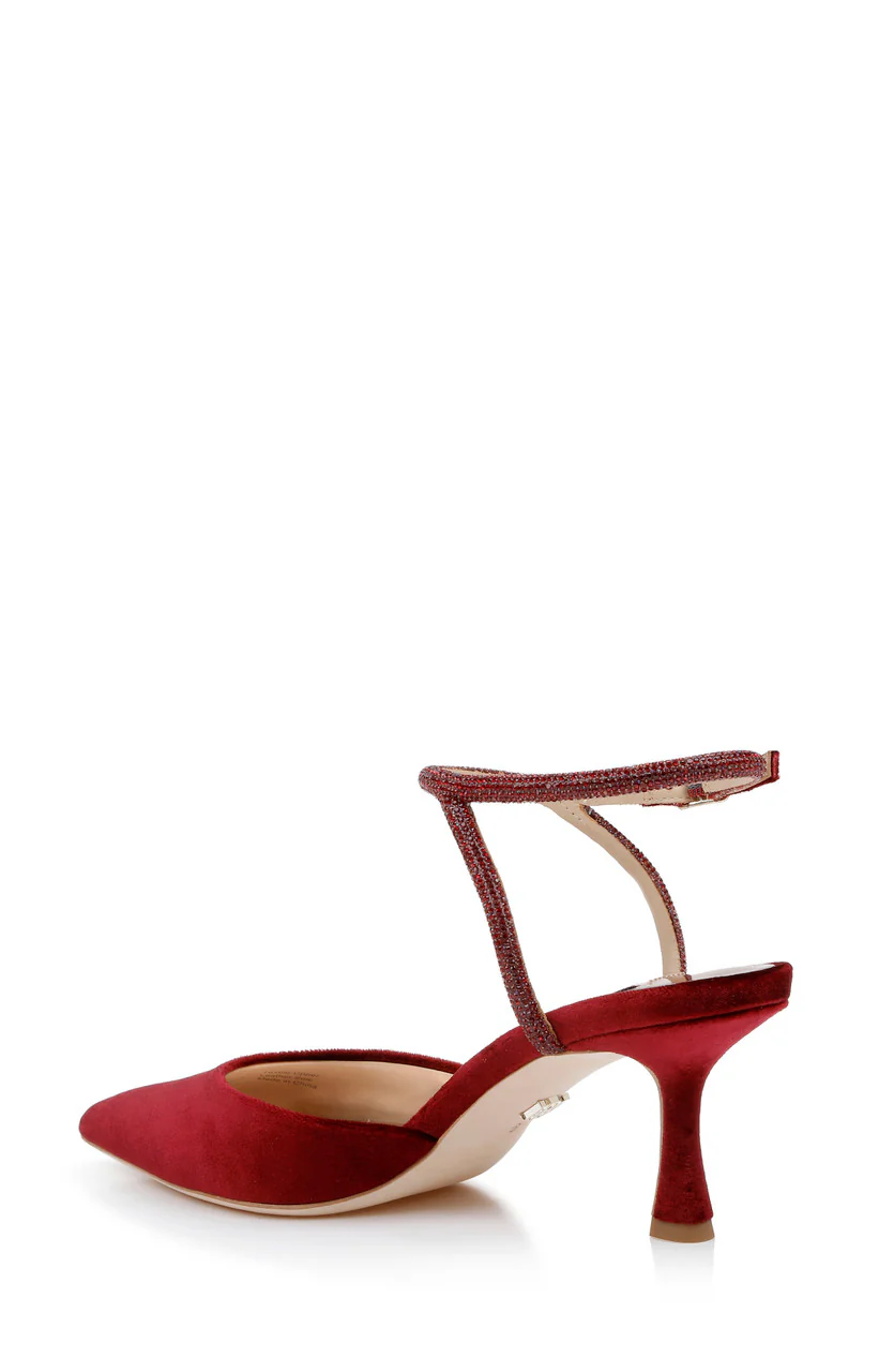 Autumn Ankle Strap Kitten Heel Pumps - Image 53