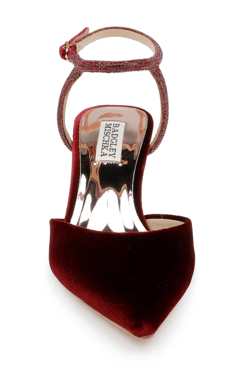 Autumn Ankle Strap Kitten Heel Pumps - Image 55