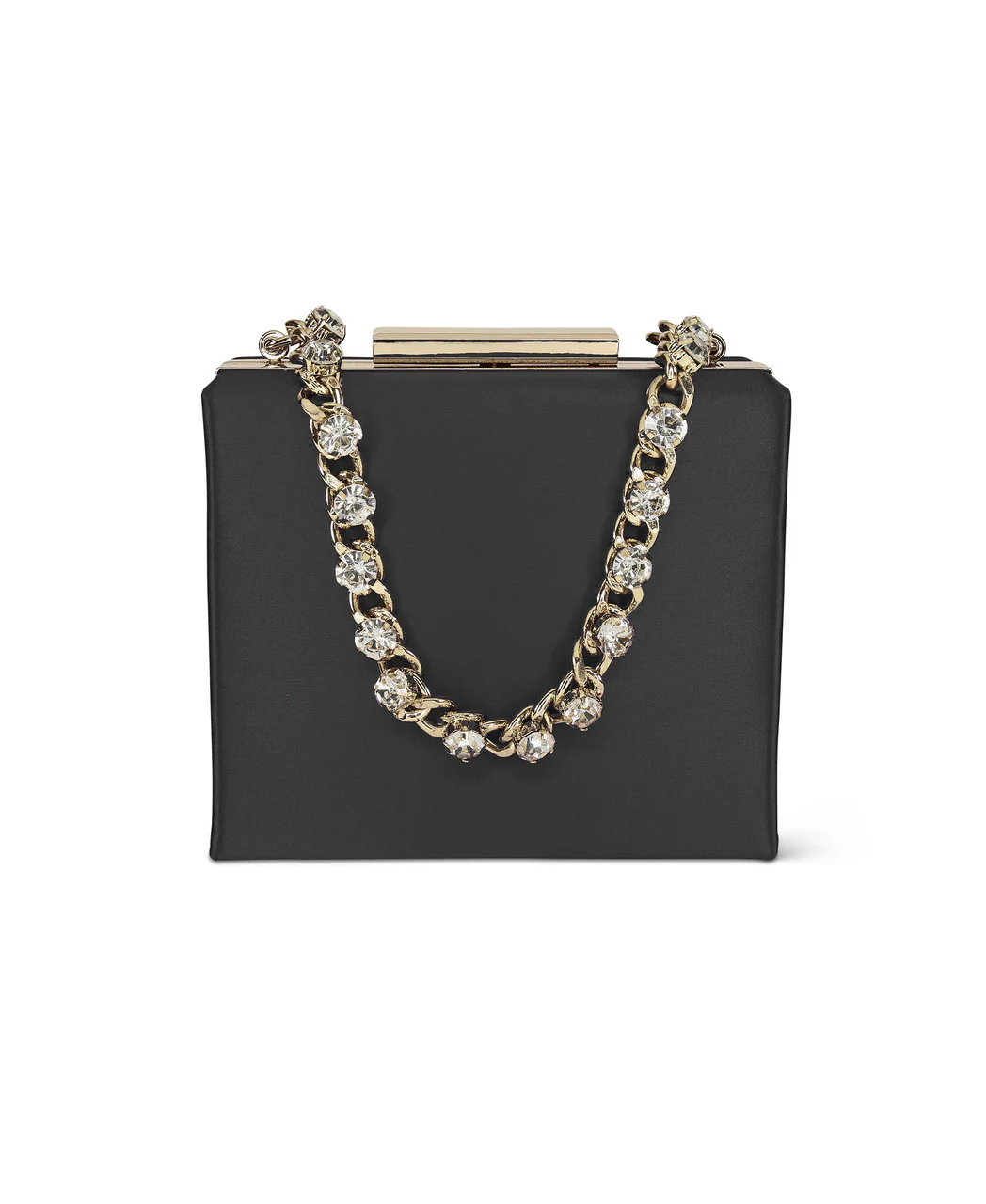 Billie Mini Box Clutch with Rhinestone Wristlet - Image 15