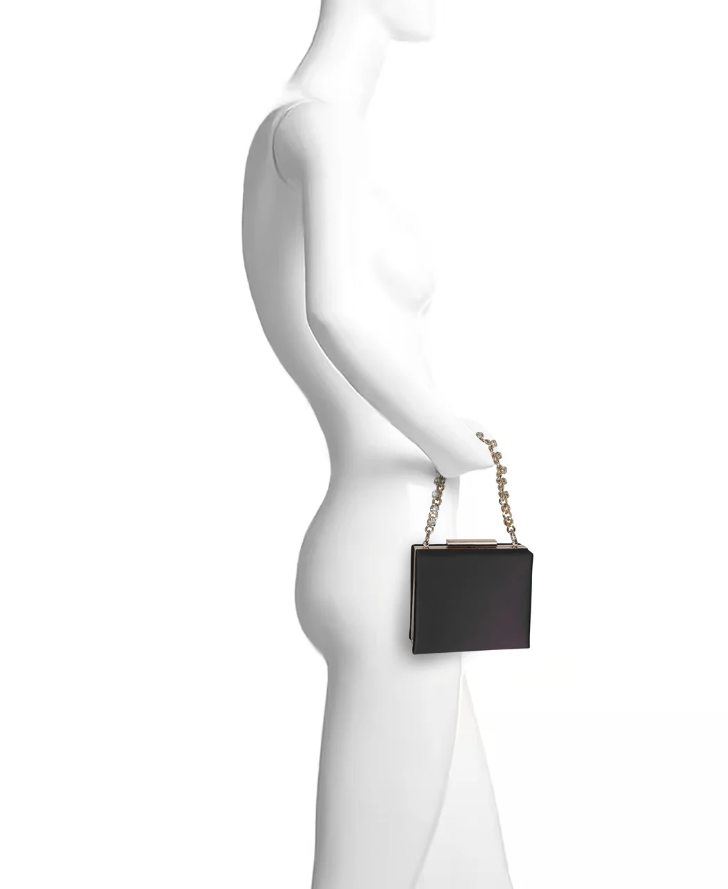 Billie Mini Box Clutch with Rhinestone Wristlet - Image 19