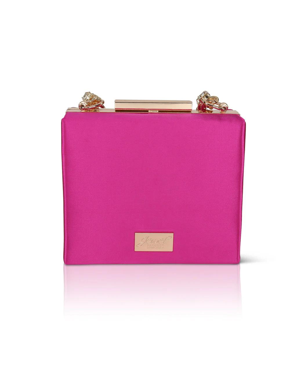 Billie Mini Box Clutch with Rhinestone Wristlet - Image 5