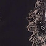 Black Beaded Lace Sheath Dress - Image 13