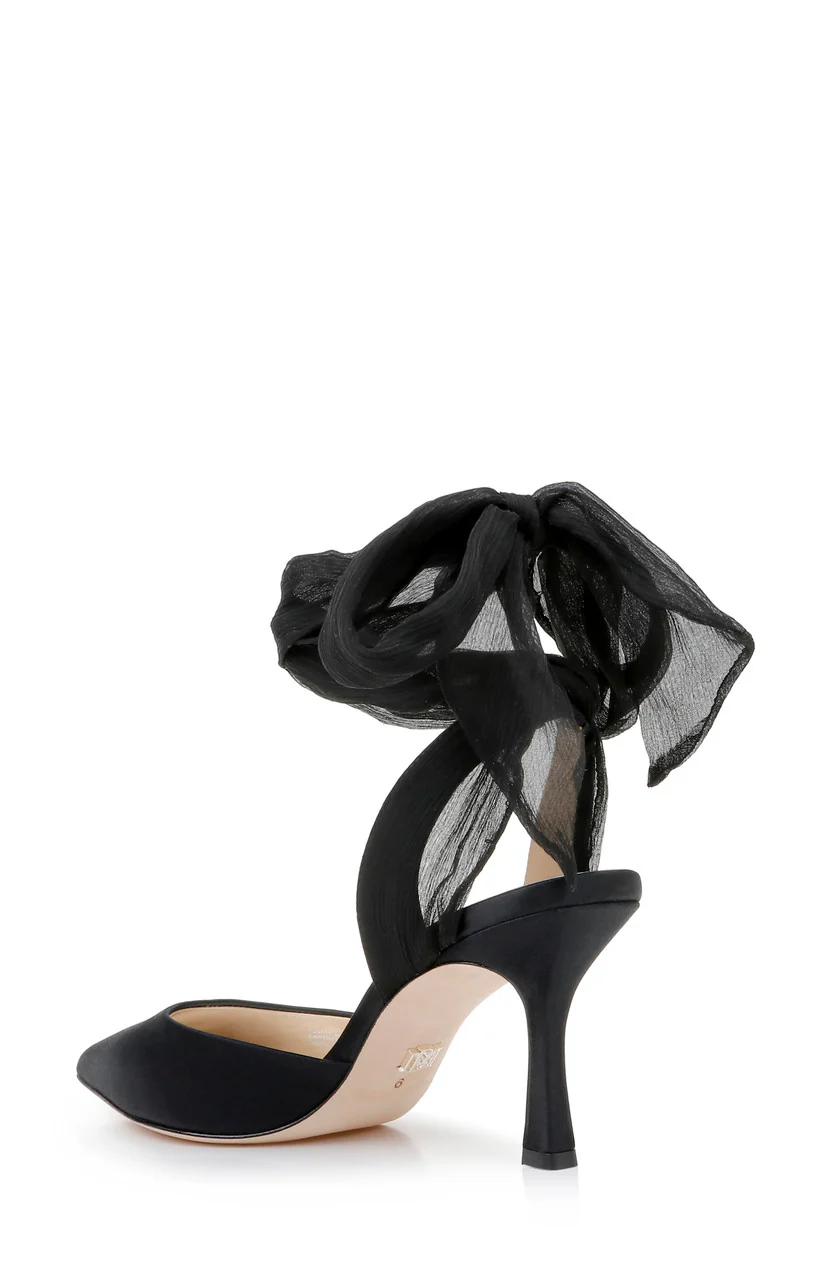Blaze Satin Bow Stilettos - Image 9