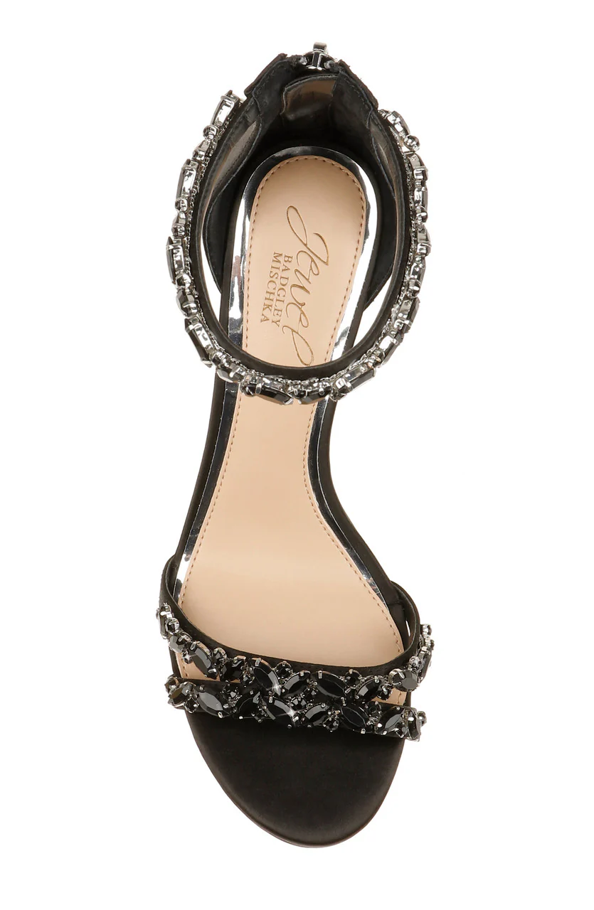 Caroline Embellished Strap Evening Shoe - Image 10
