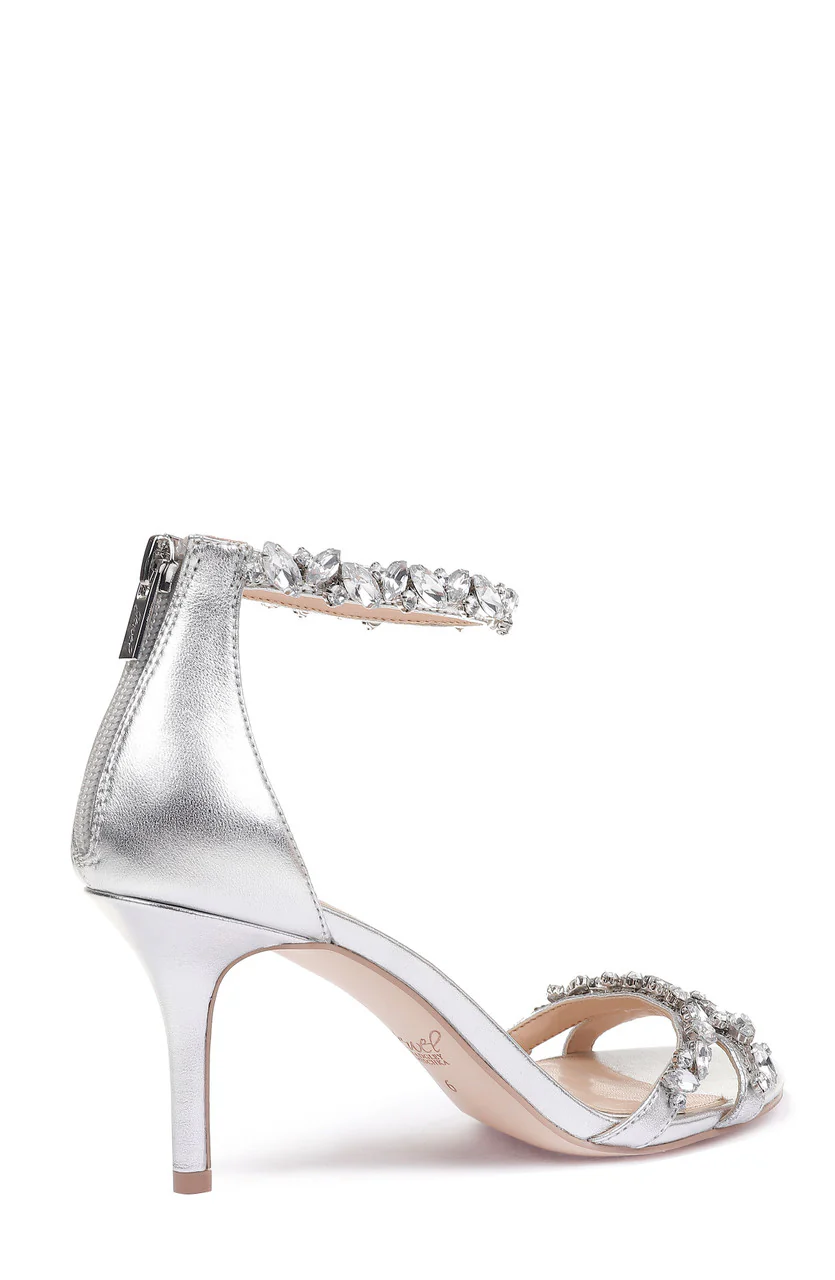 Caroline Embellished Strap Evening Shoe - Image 36