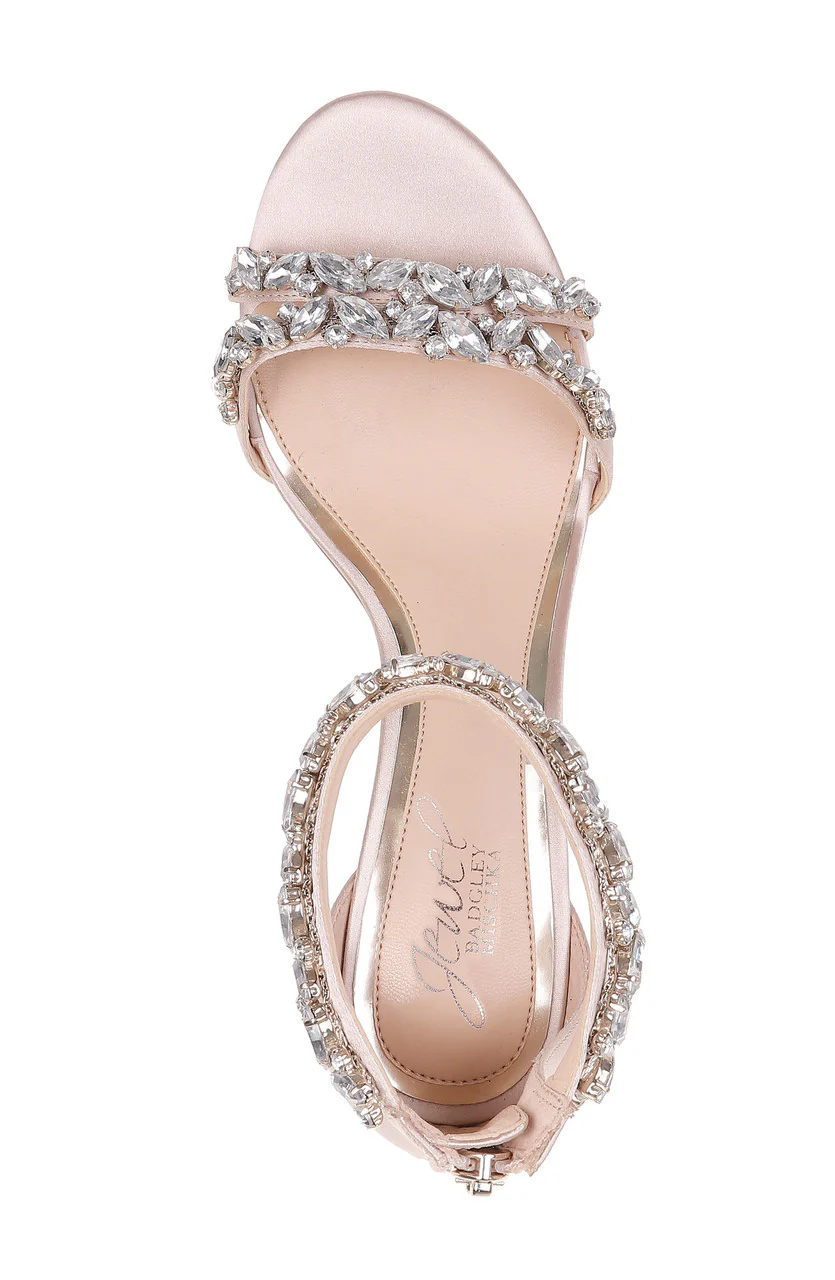 Caroline Embellished Strap Evening Shoe - Image 9