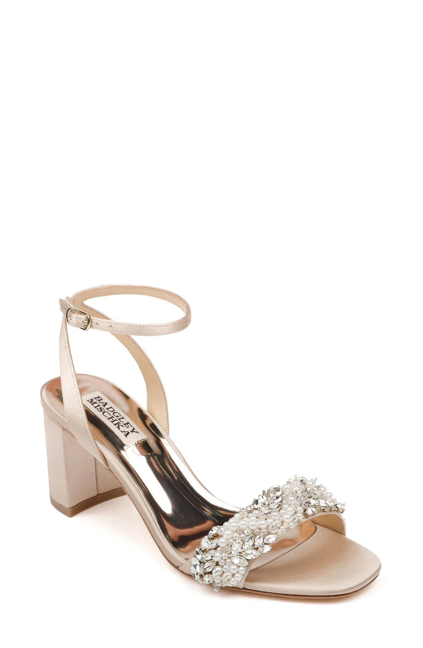 Clara Embellished Strap Evening Shoe - Image 27