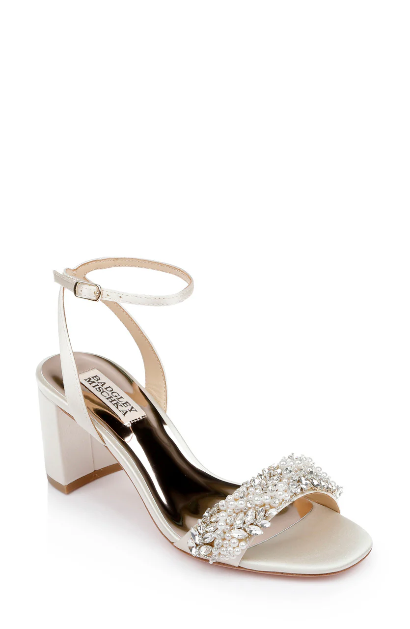 Clara Embellished Strap Evening Shoe - Image 3