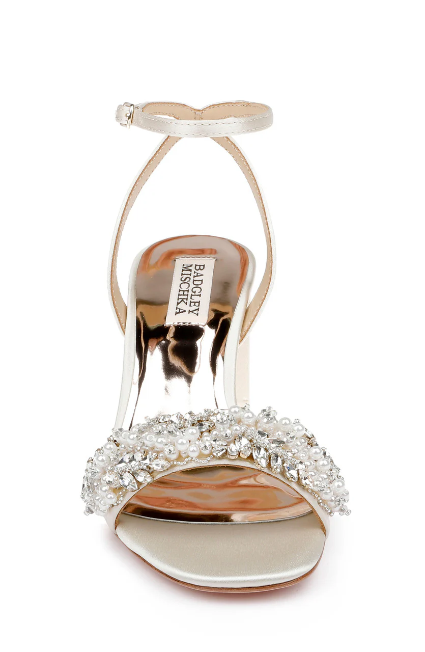 Clara Embellished Strap Evening Shoe - Image 35