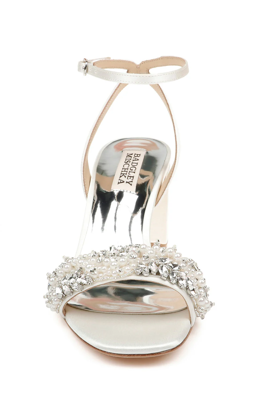 Clara Embellished Strap Evening Shoe - Image 8