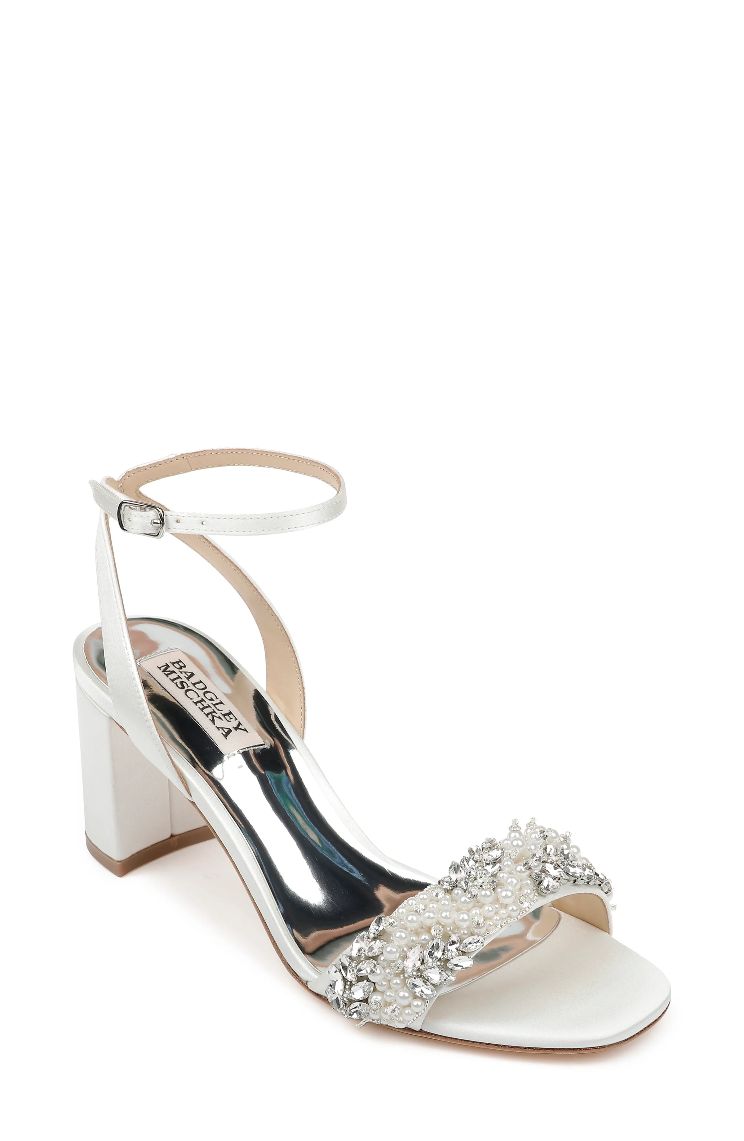 Clara Embellished Strap Evening Shoe - Image 89