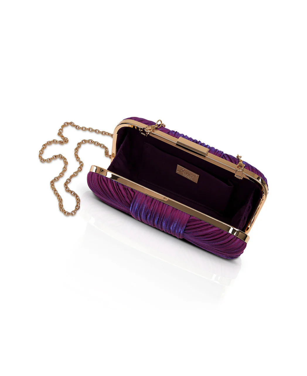 Cleo Shimmer Pleated Minaudiere - Image 11