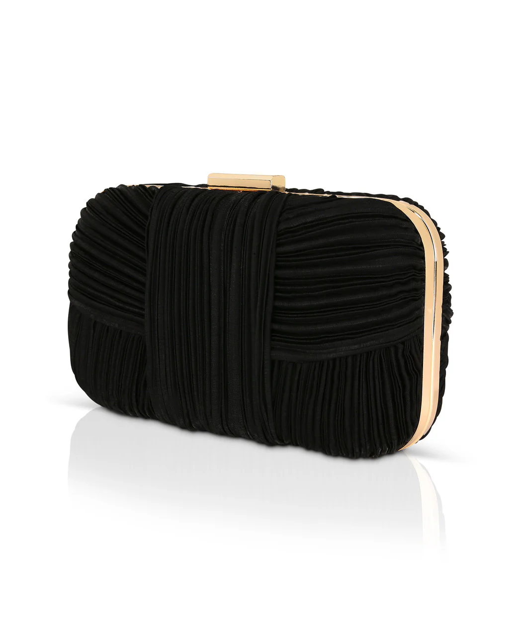 Cleo Shimmer Pleated Minaudiere - Image 12
