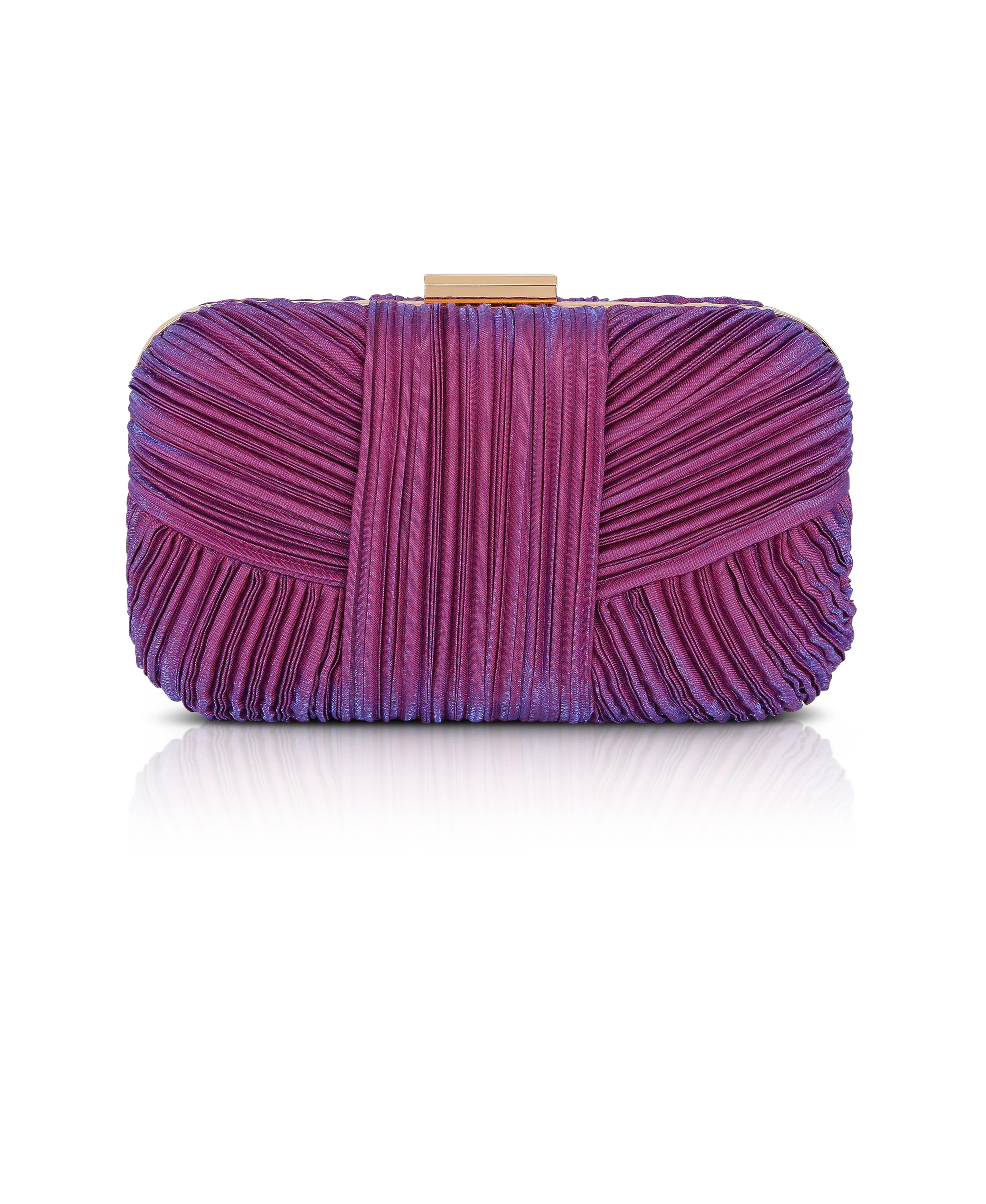 Cleo Shimmer Pleated Minaudiere - Image 22
