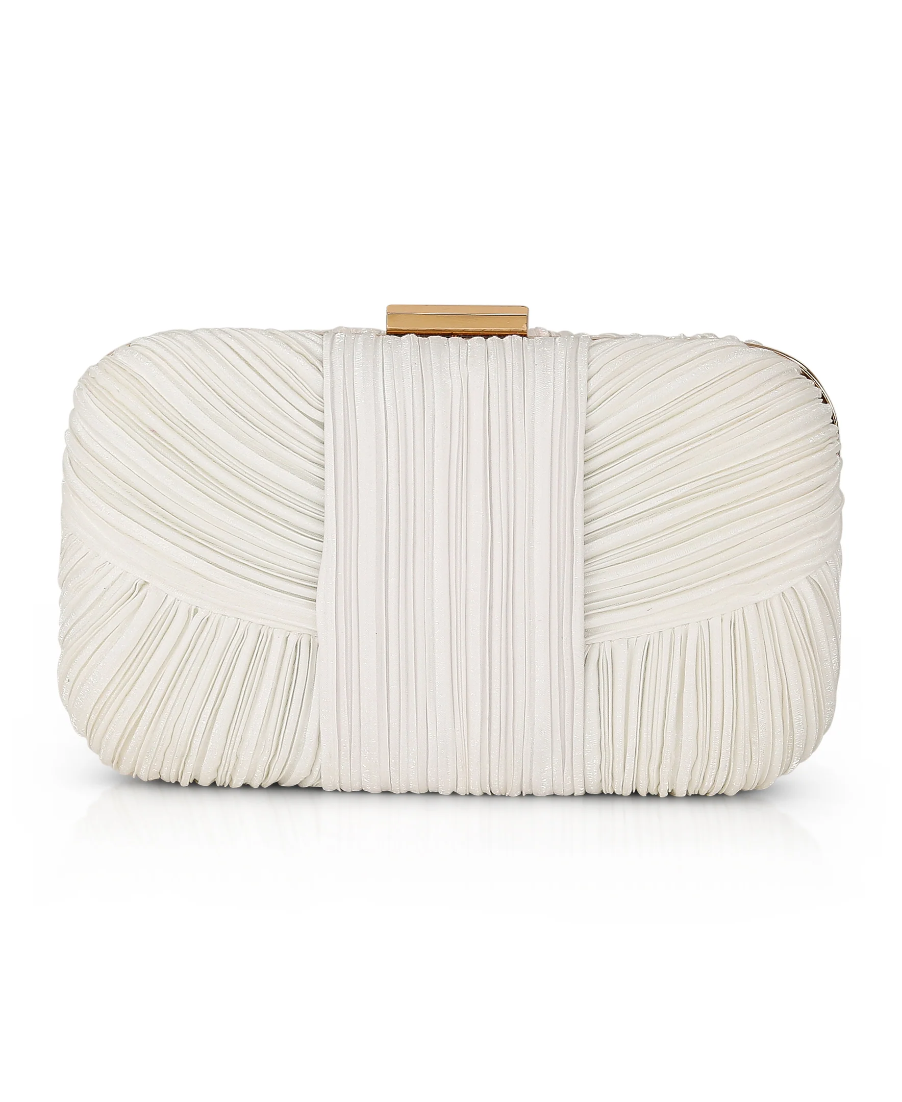 Cleo Shimmer Pleated Minaudiere - Image 23