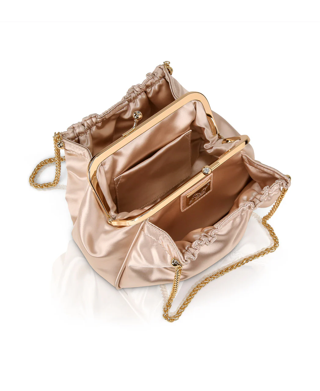 Cosima Satin Kisslock Framed Clutch - Image 3