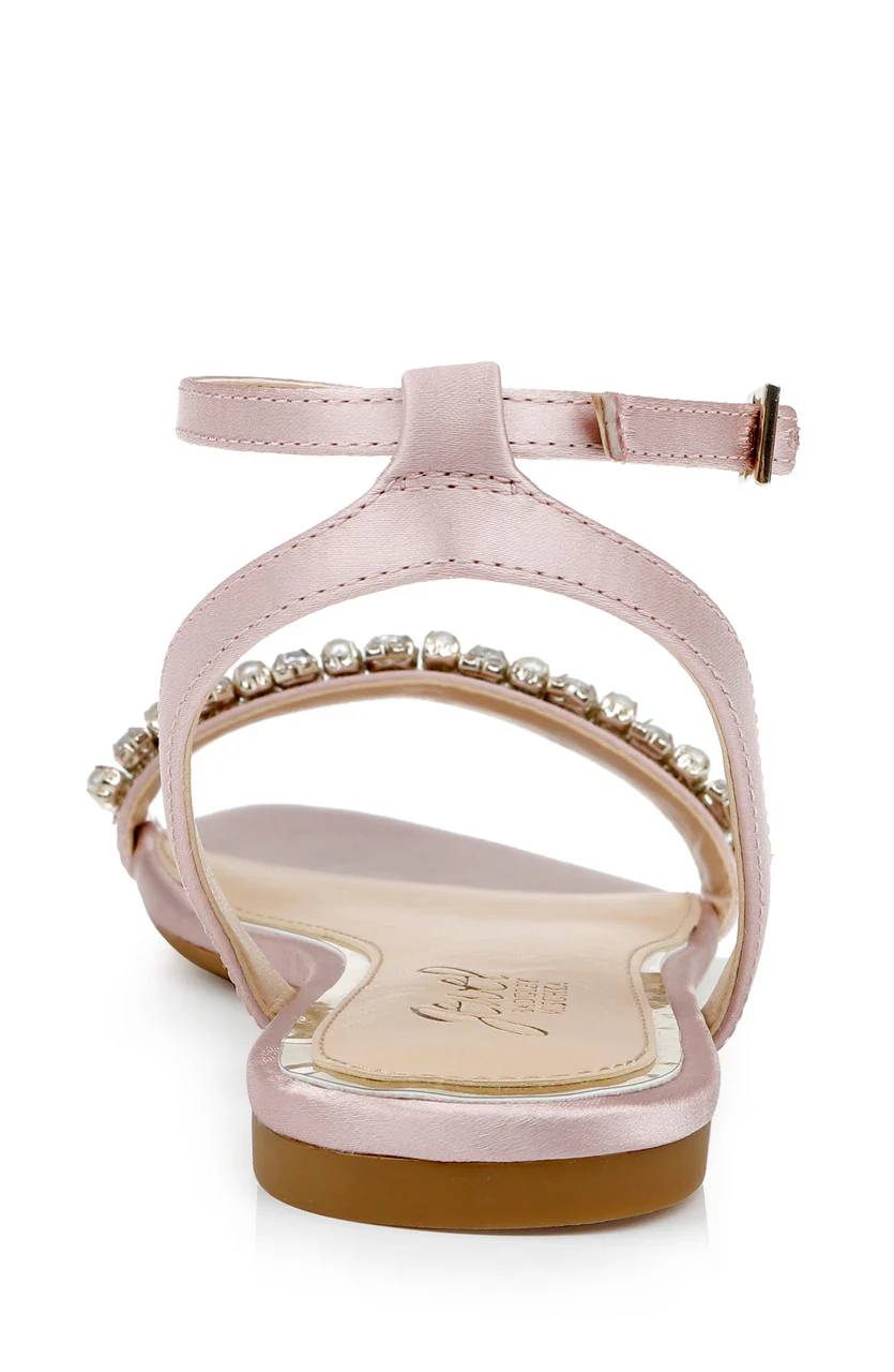 Daria Pearl and Crystal Flat Sandals - Image 7