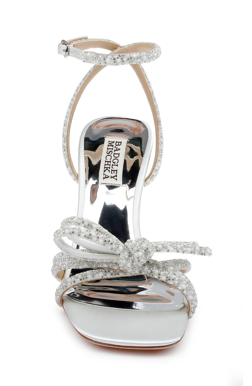 Effie Strappy Bow Stiletto Heels - Image 13