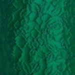 Emerald Green Strapless Floral Jacquard Mermaid Gown - Image 13