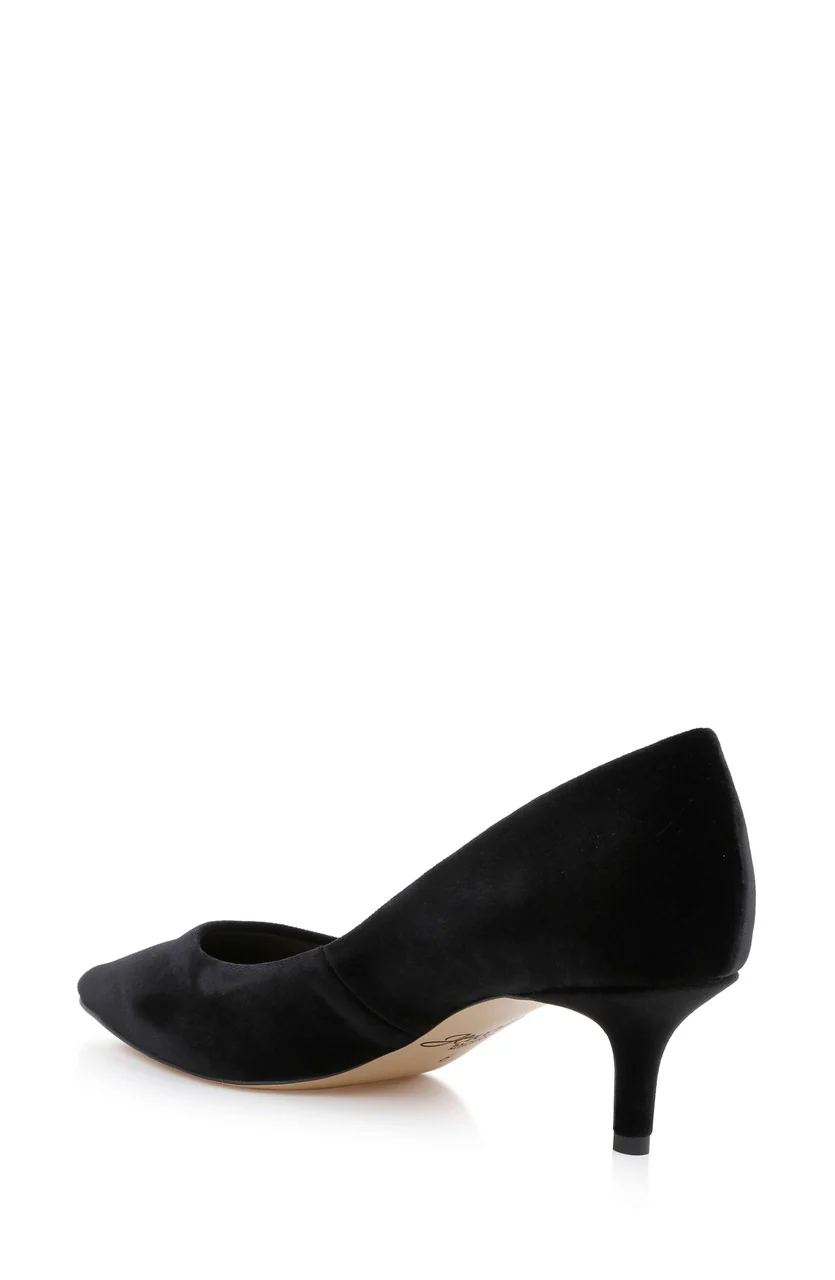 Enola Velvet Kitten Heel Pumps - Image 36