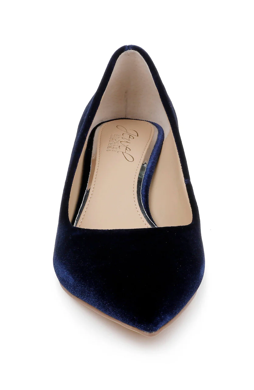 Enola Velvet Kitten Heel Pumps - Image 49