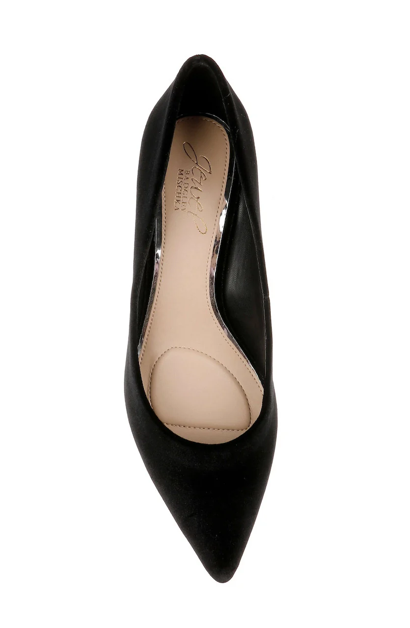 Enola Velvet Kitten Heel Pumps - Image 52