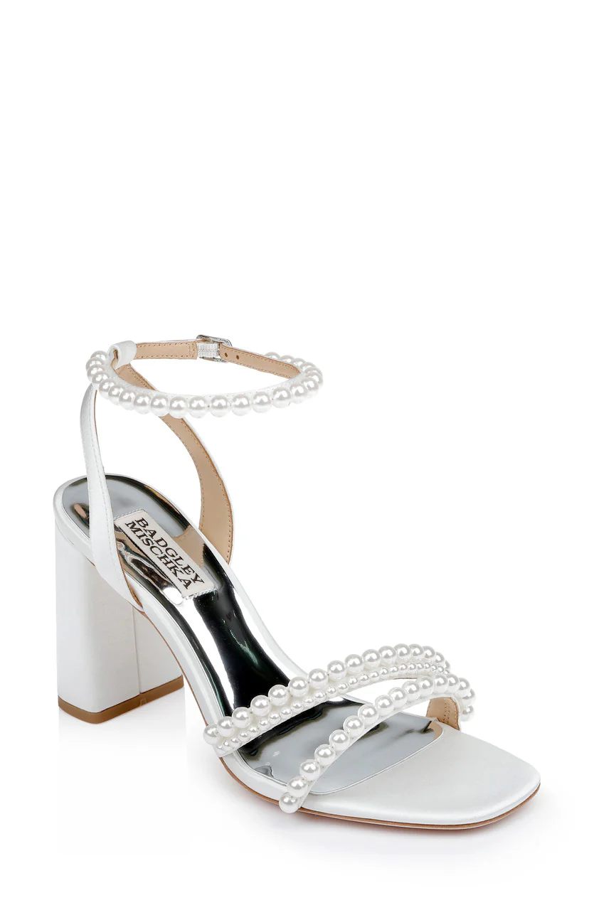 Feisty Pearl Block Heel - Image 19