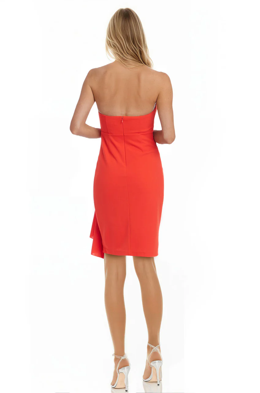 Fiona Side Drape Halter Gown - Image 3