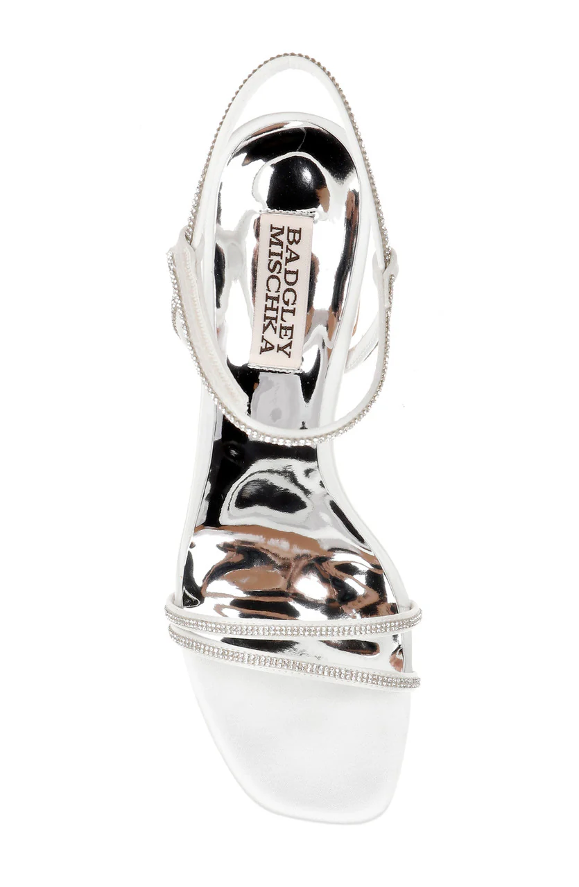 Firey Bejeweled Block Heel Sandal - Image 10