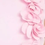 Floral Appliqué Cap sleeve Midi Dress - Image 26