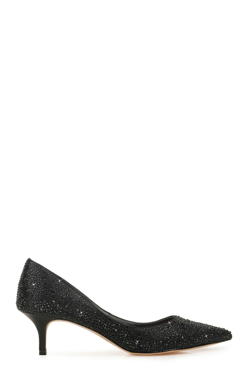 Frenchie Pointed Toe Kitten Heel - Image 36