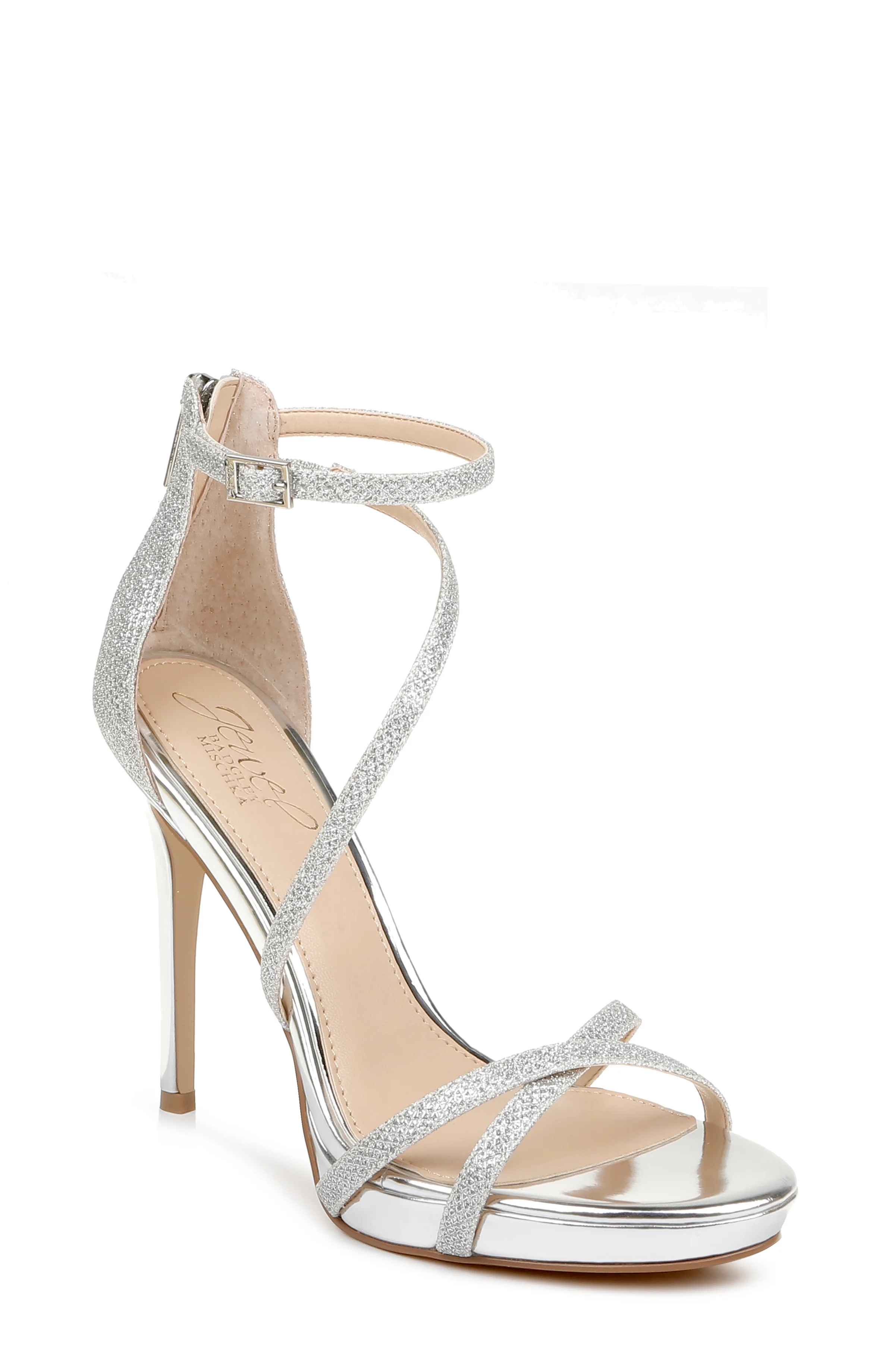 Galen Platform Glitter Evening Shoe - Image 32