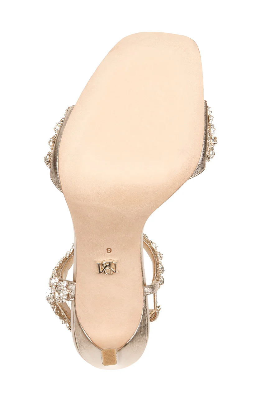 Galia Crystal Ankle Strap Evening Shoe - Image 6