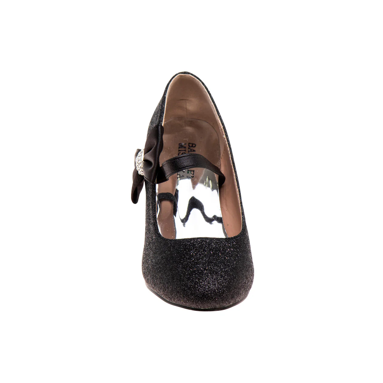 Girls' Glitter Block Heel Dress Shoes - Image 10