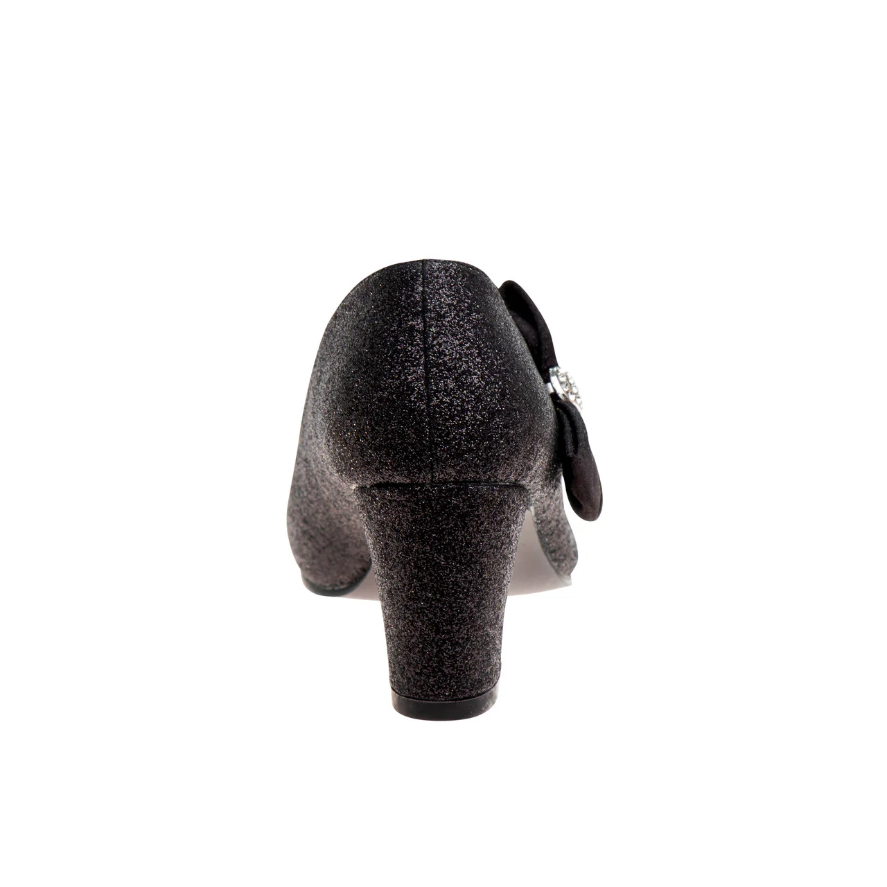 Girls' Glitter Block Heel Dress Shoes - Image 9