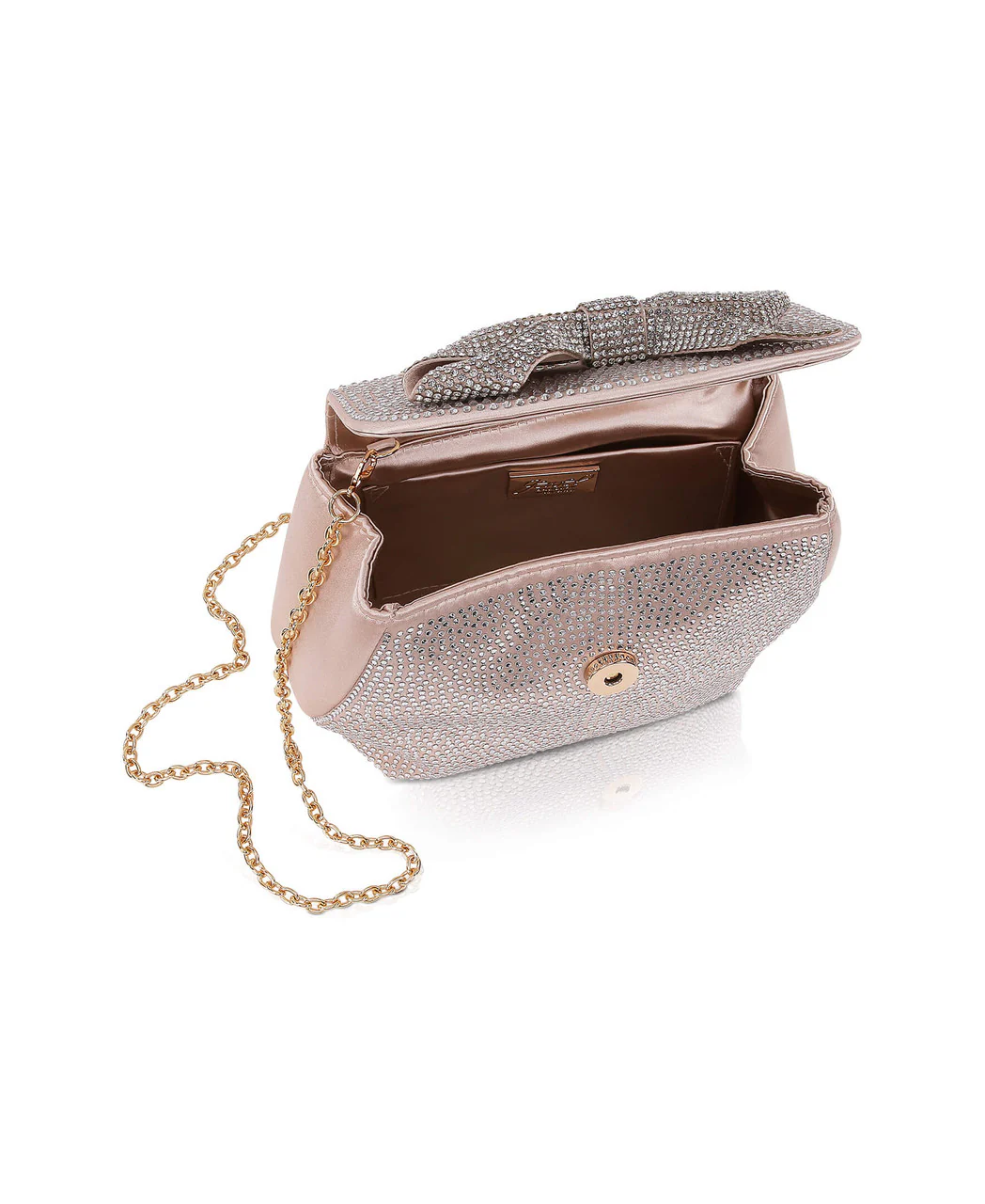 Hallie Crystal Mini Baguette Pouch Clutch - Image 5