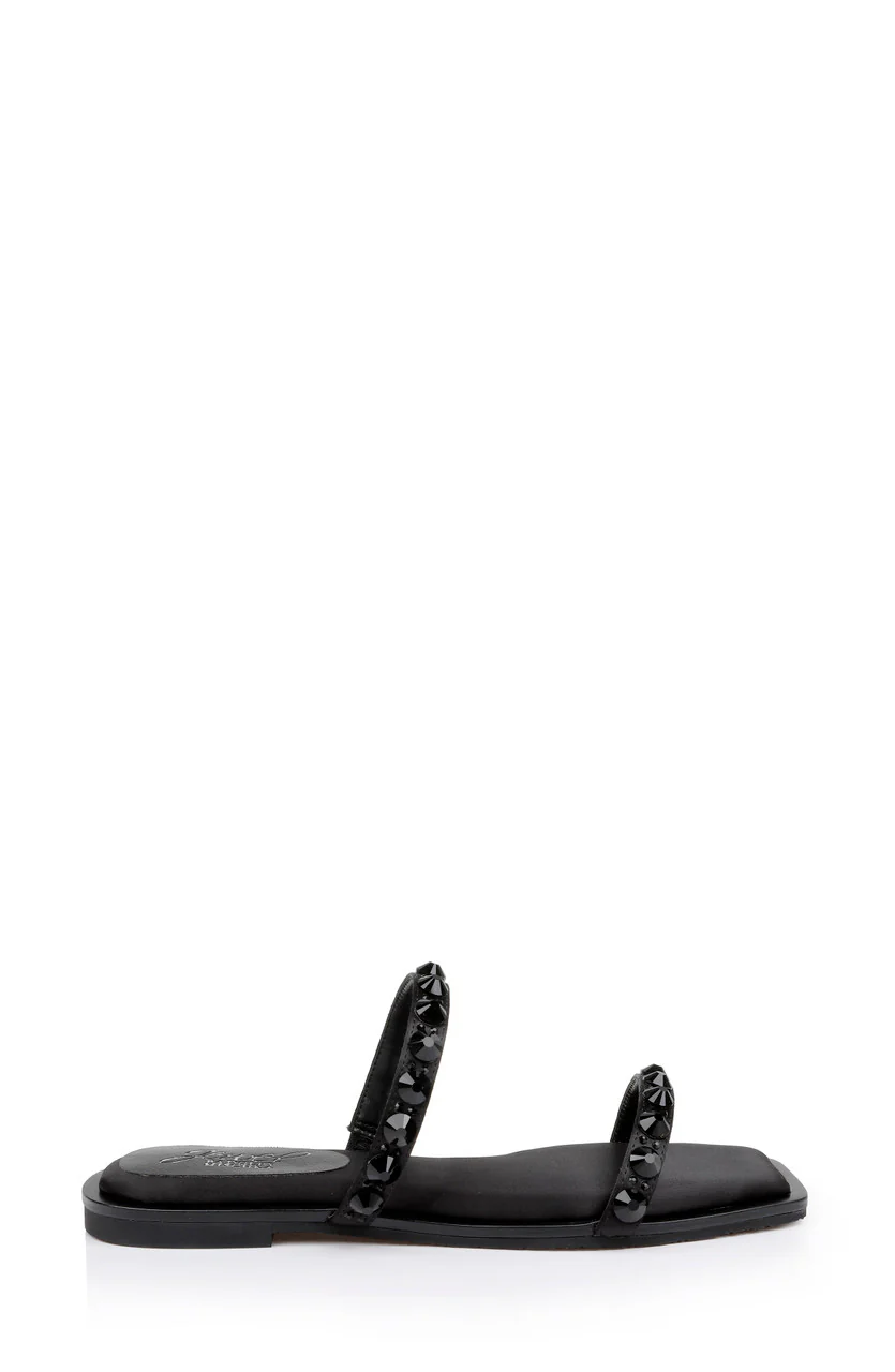 Honesty Flat Sandals with Gemstone-Studded Straps - Image 16