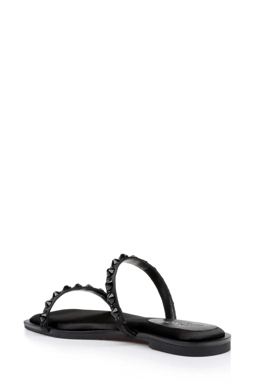 Honesty Flat Sandals with Gemstone-Studded Straps - Image 17