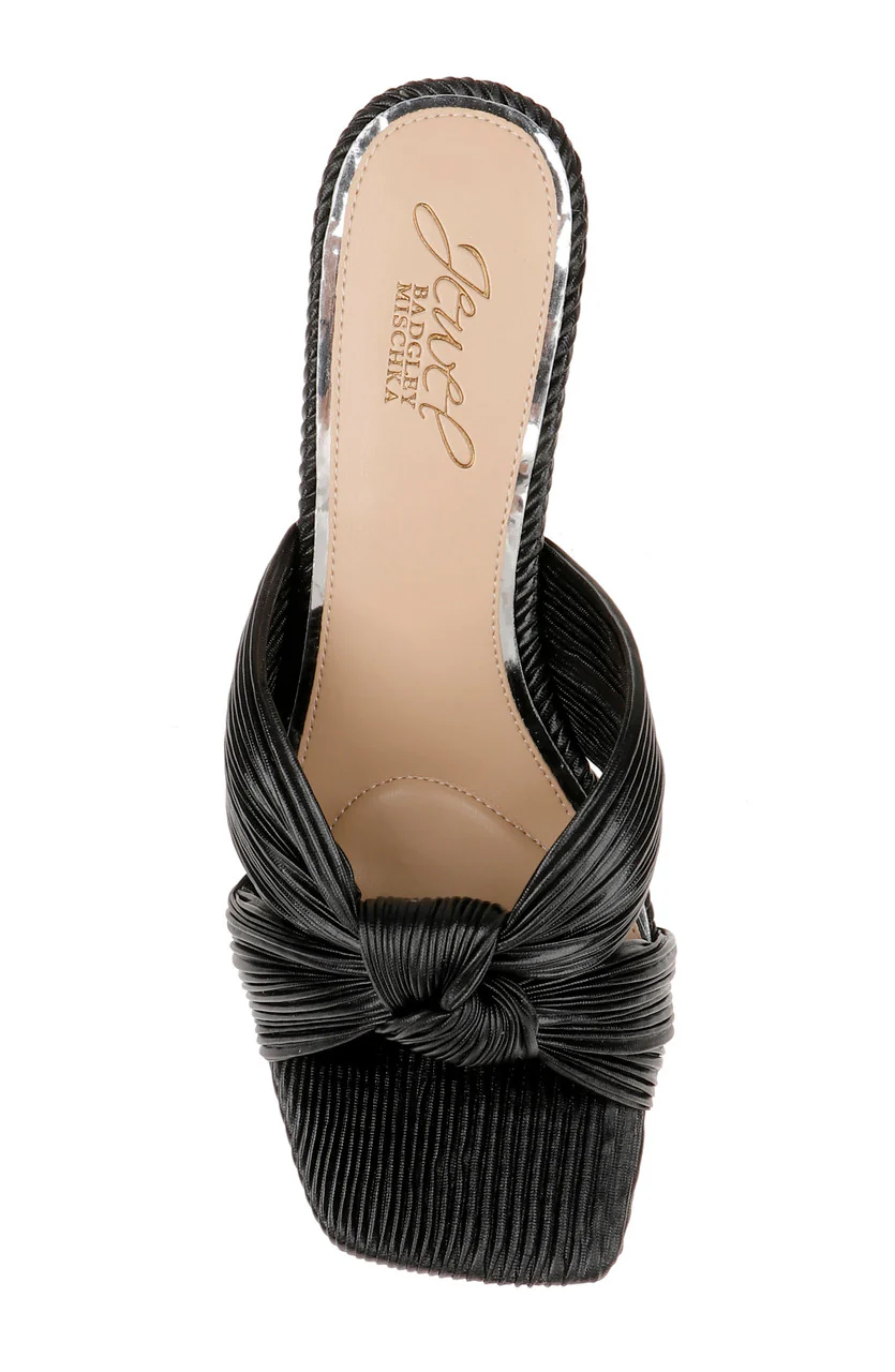 Hype Pleated Wedge Mule - Image 12