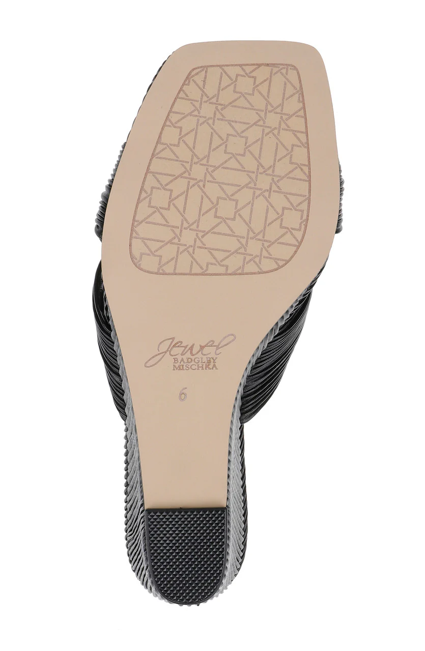 Hype Pleated Wedge Mule - Image 13