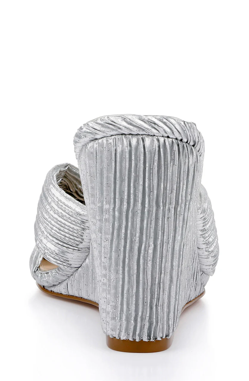 Hype Pleated Wedge Mule - Image 28