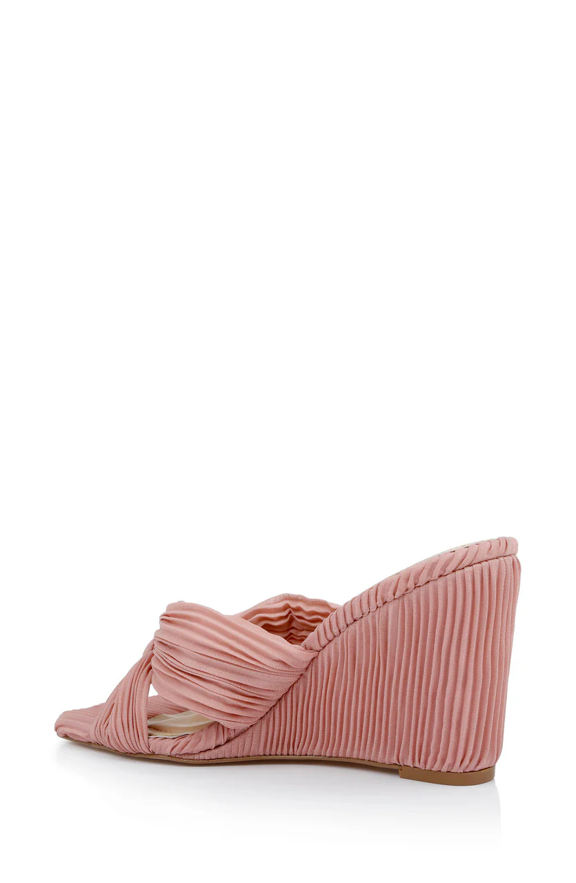 Hype Pleated Wedge Mule - Image 3