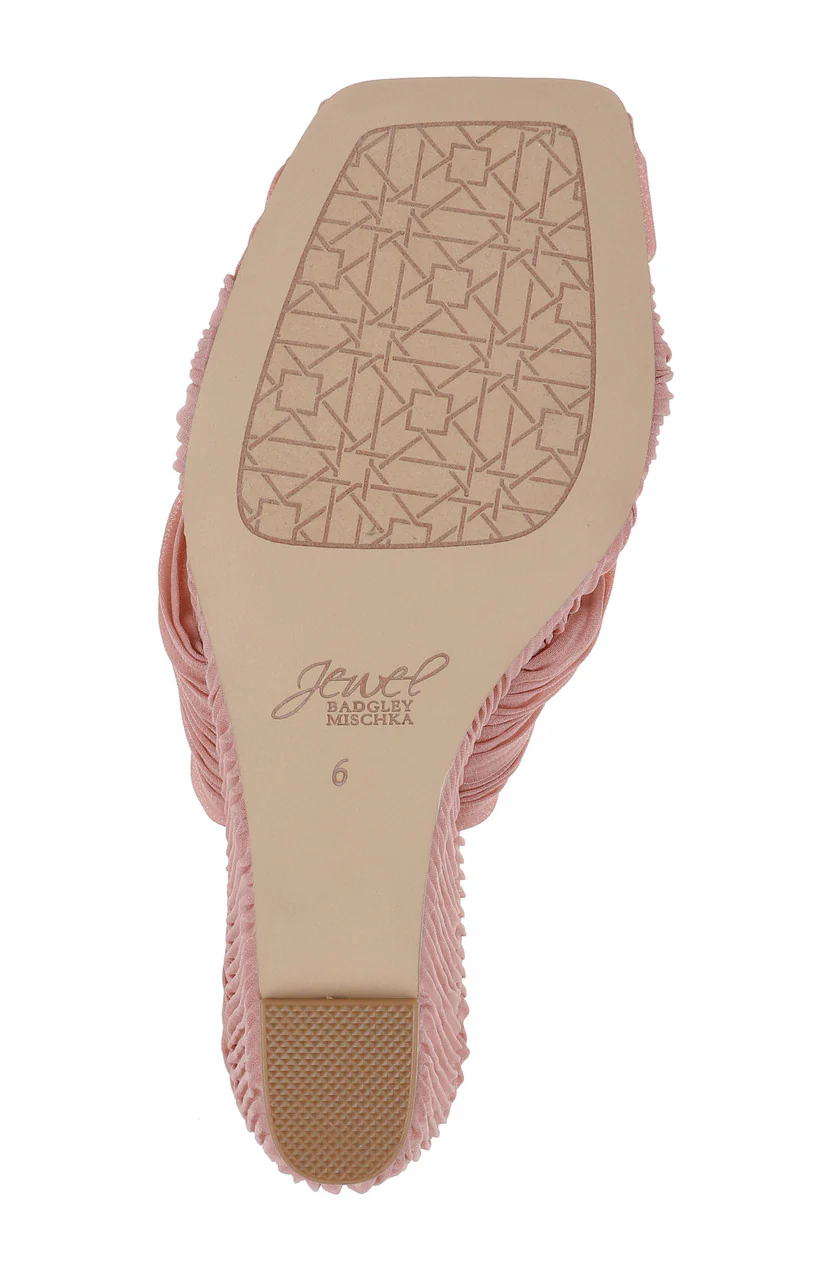 Hype Pleated Wedge Mule - Image 6