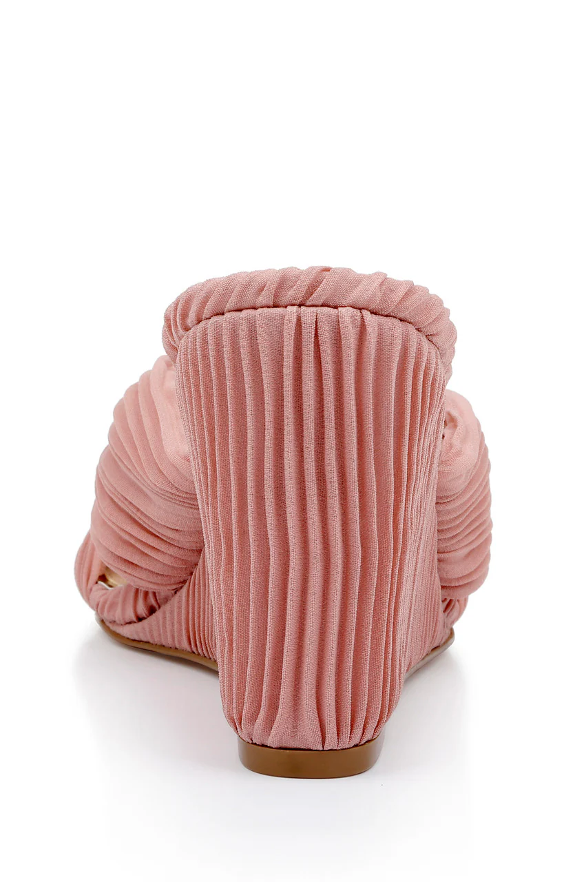 Hype Pleated Wedge Mule - Image 7