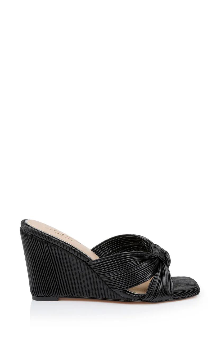 Hype Pleated Wedge Mule - Image 9