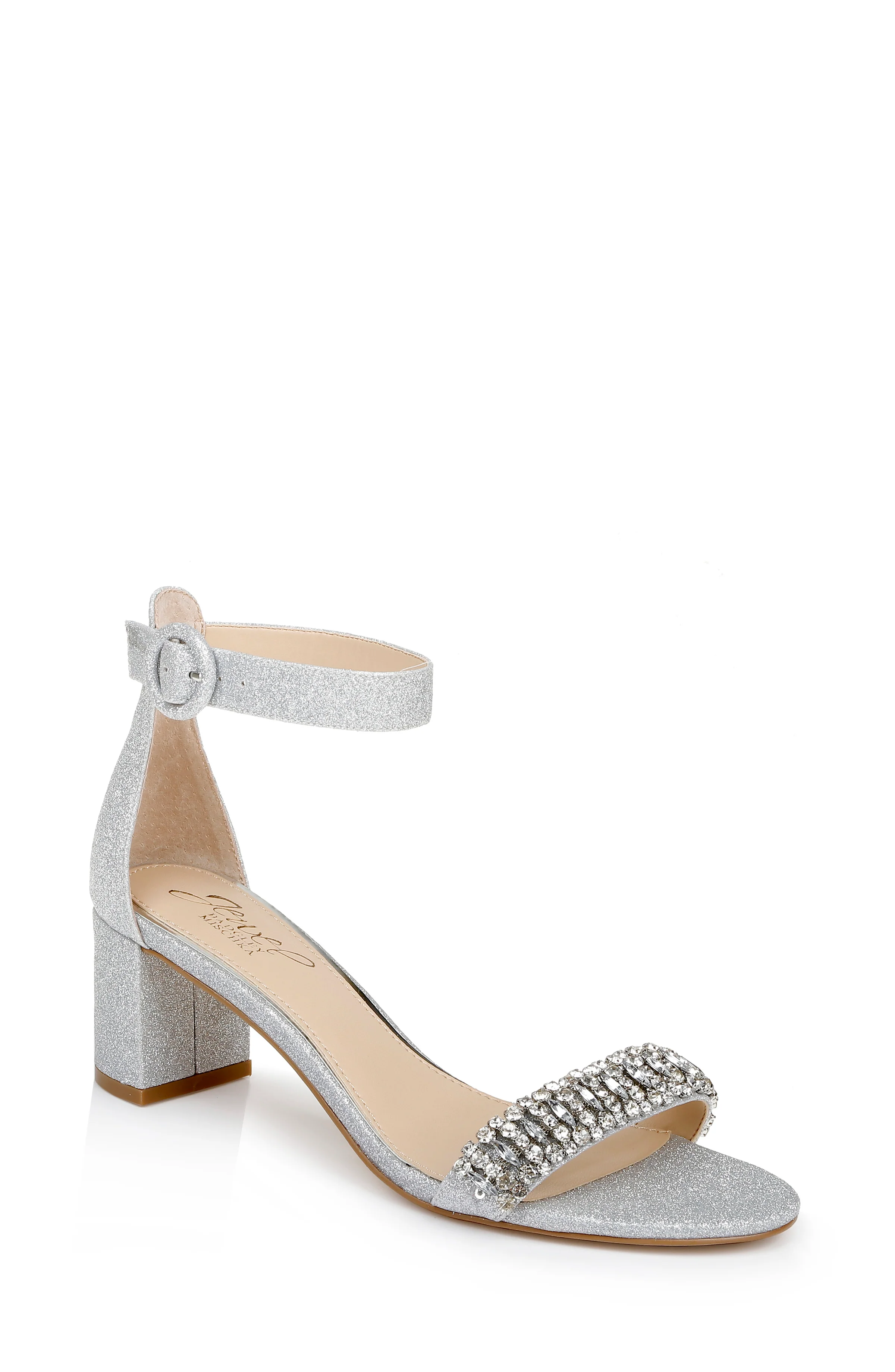 James Ankle Strap Block Heel - Image 67
