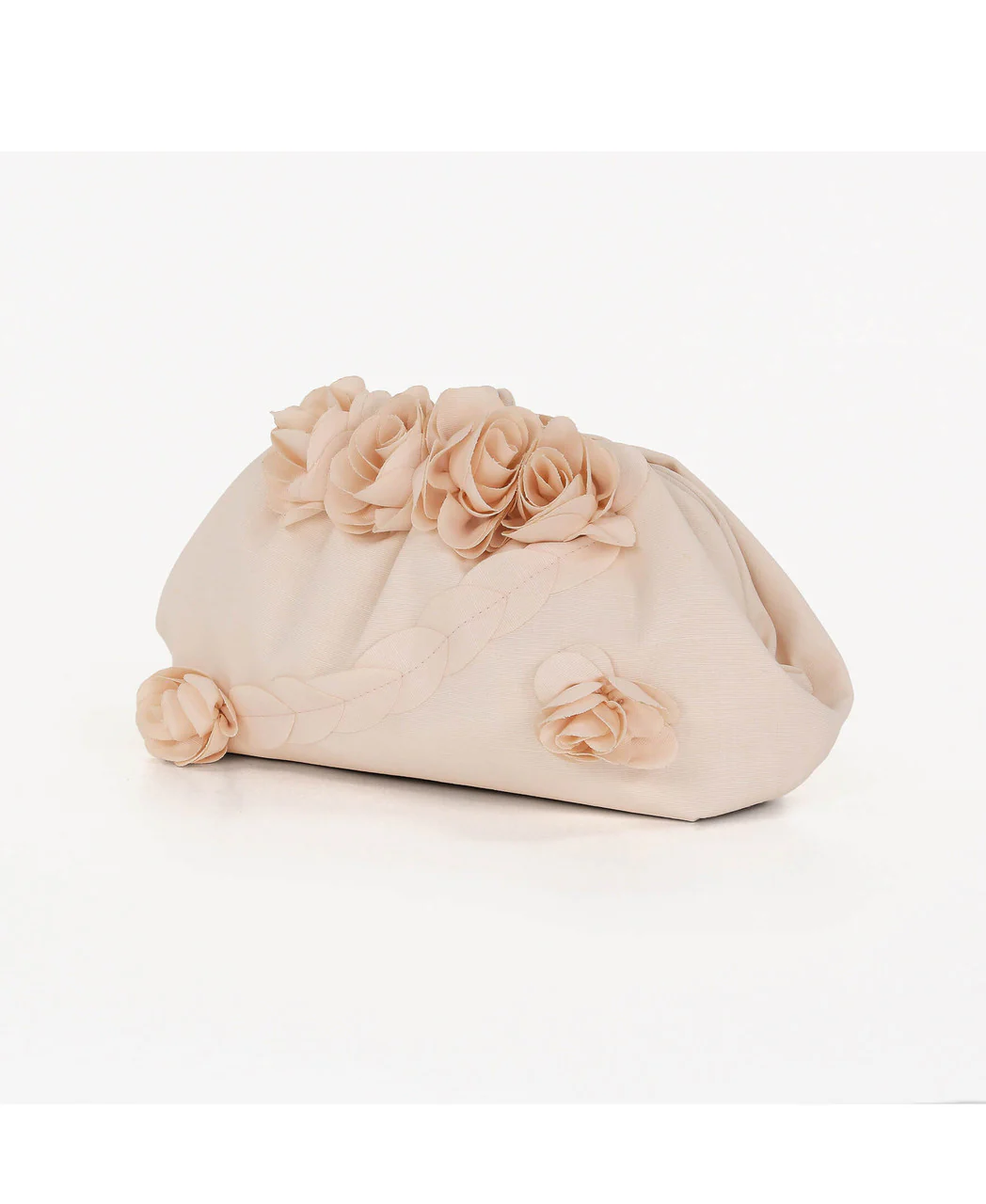 Lottie Floral Applique Pouch Clutch - Image 11
