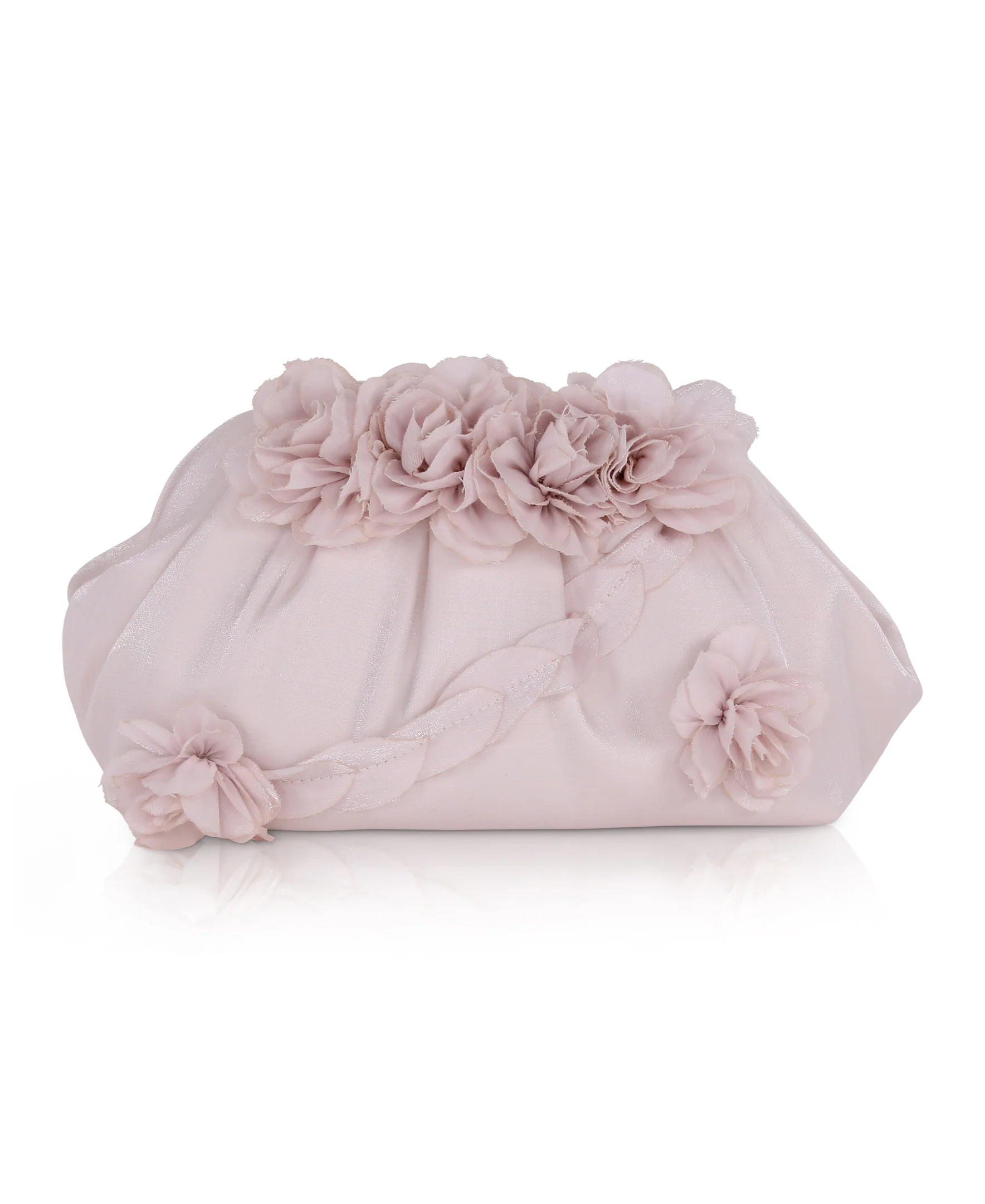 Lottie Floral Applique Pouch Clutch - Image 20